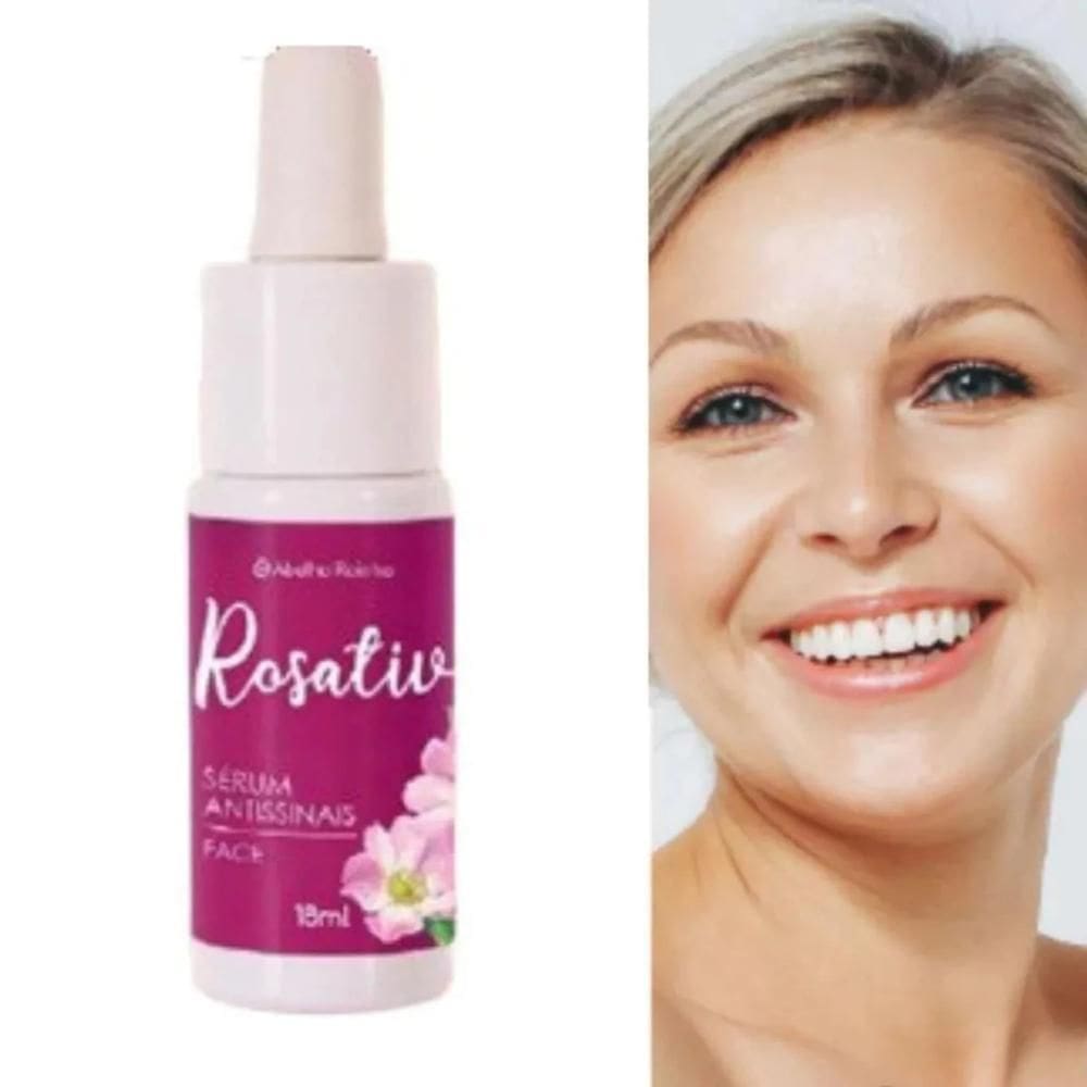 Rosativ Sérum Facial Antissinais Óleo Rosa Mosqueta - 18Ml