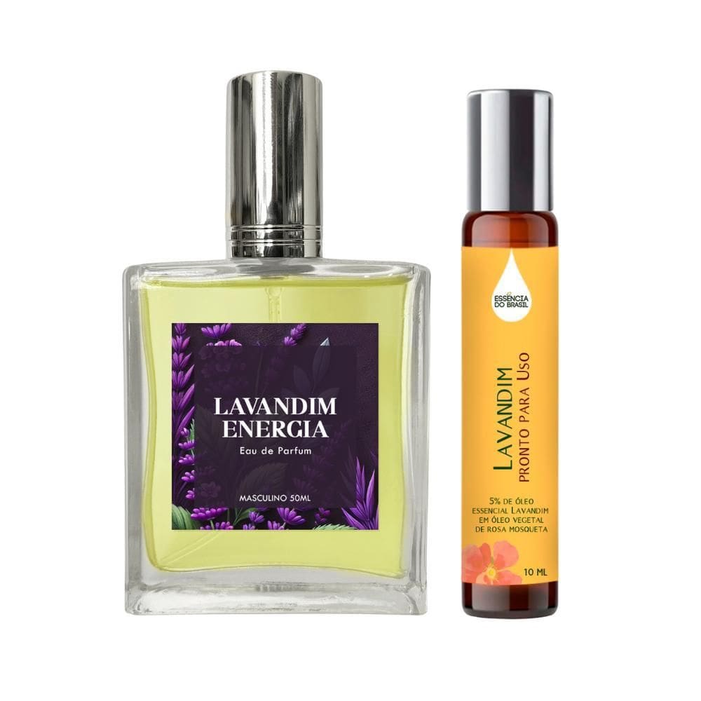 Perfume Lavandim Energia Homem 50Ml + Óleo Essencial 10Ml