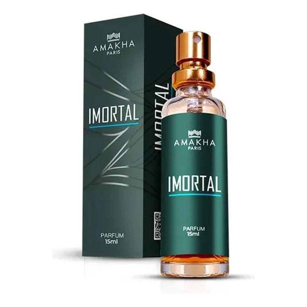 2X Perfume Masculino Imortal 15Ml - Amakha Paris