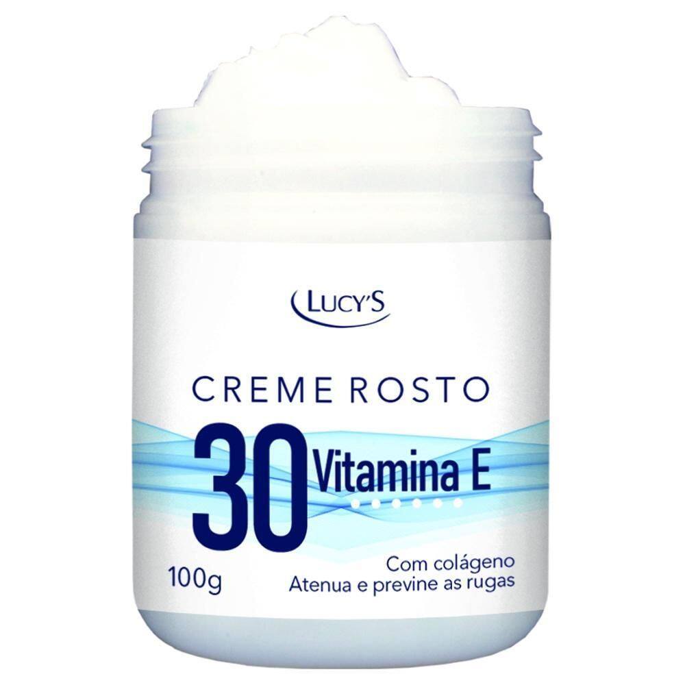 Creme Facial 30 Com Colágeno E Vita E Atenua E Previne Rugas