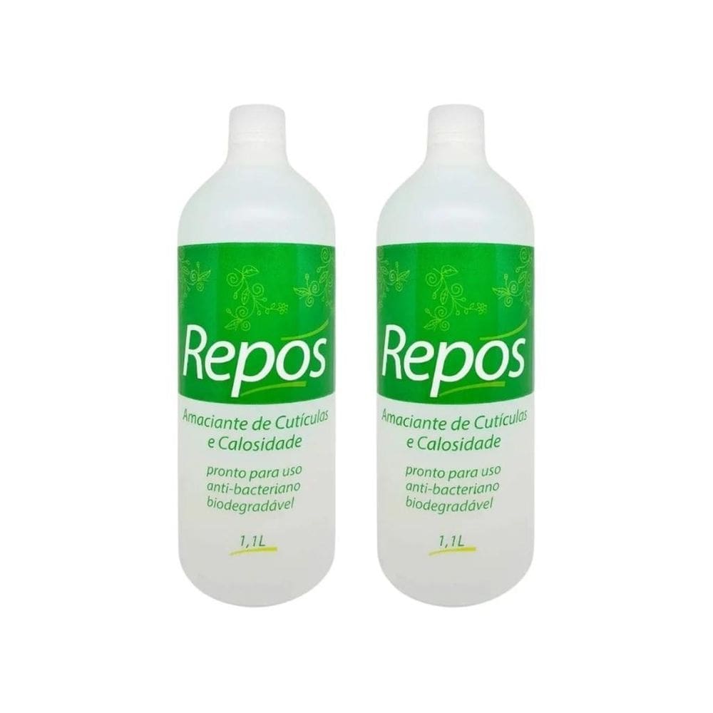 Repos Amaciante Cuticulas/Calosidade Liq 1,1Lt - Kit Com 2Un