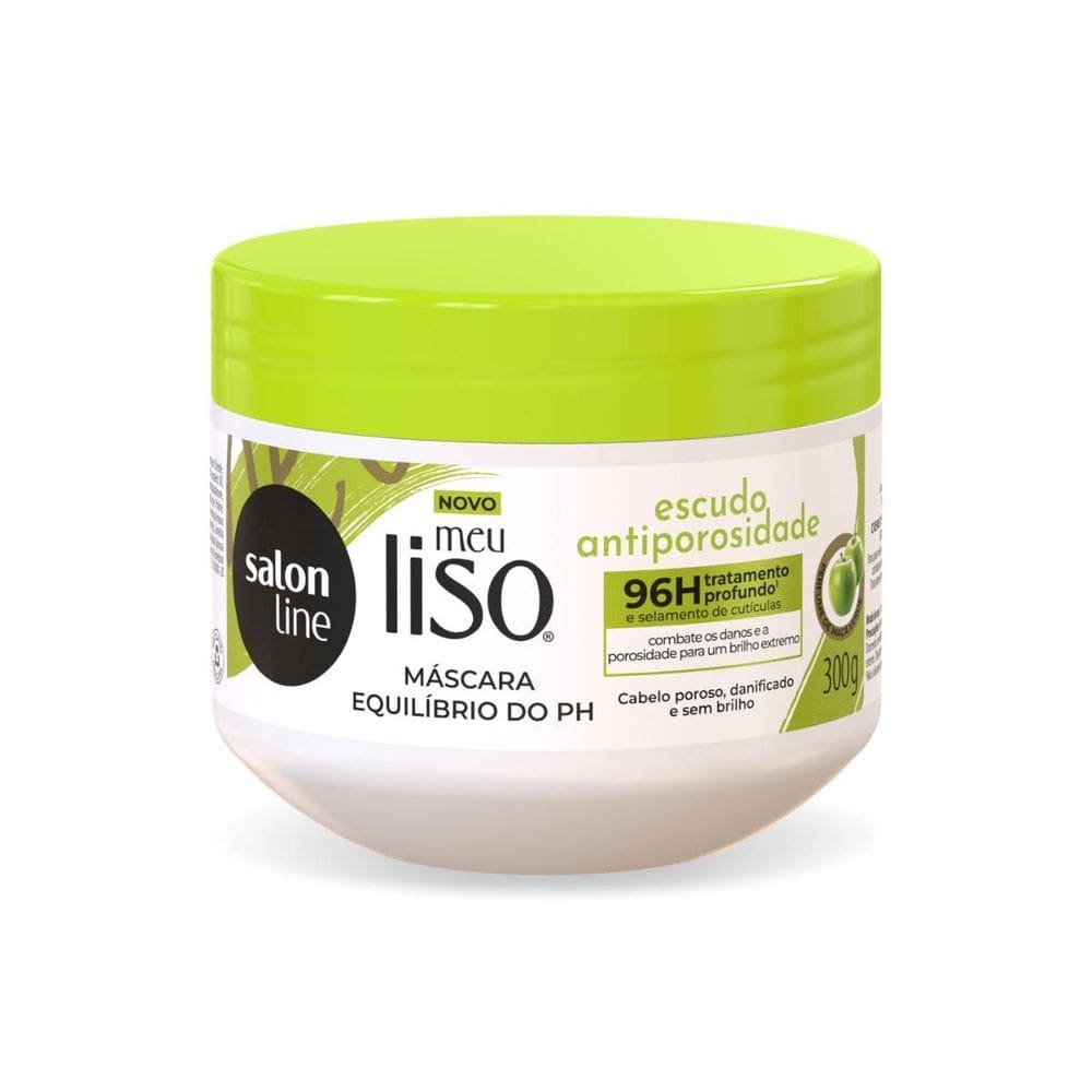 Máscara Hidratação Antiporosidade Maçã Verde 300G Salon Line