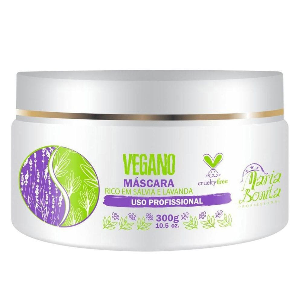 Máscara Vegana Maria Bonita 300Ml Hidratação E Nutrição