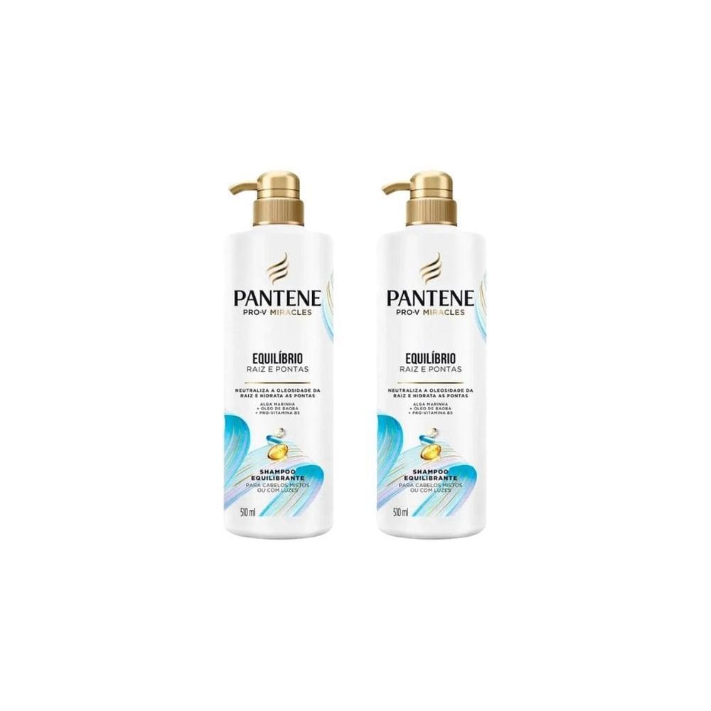 Shampoo Pantene Pump Equilibrio 510Ml-Kit C/2Un