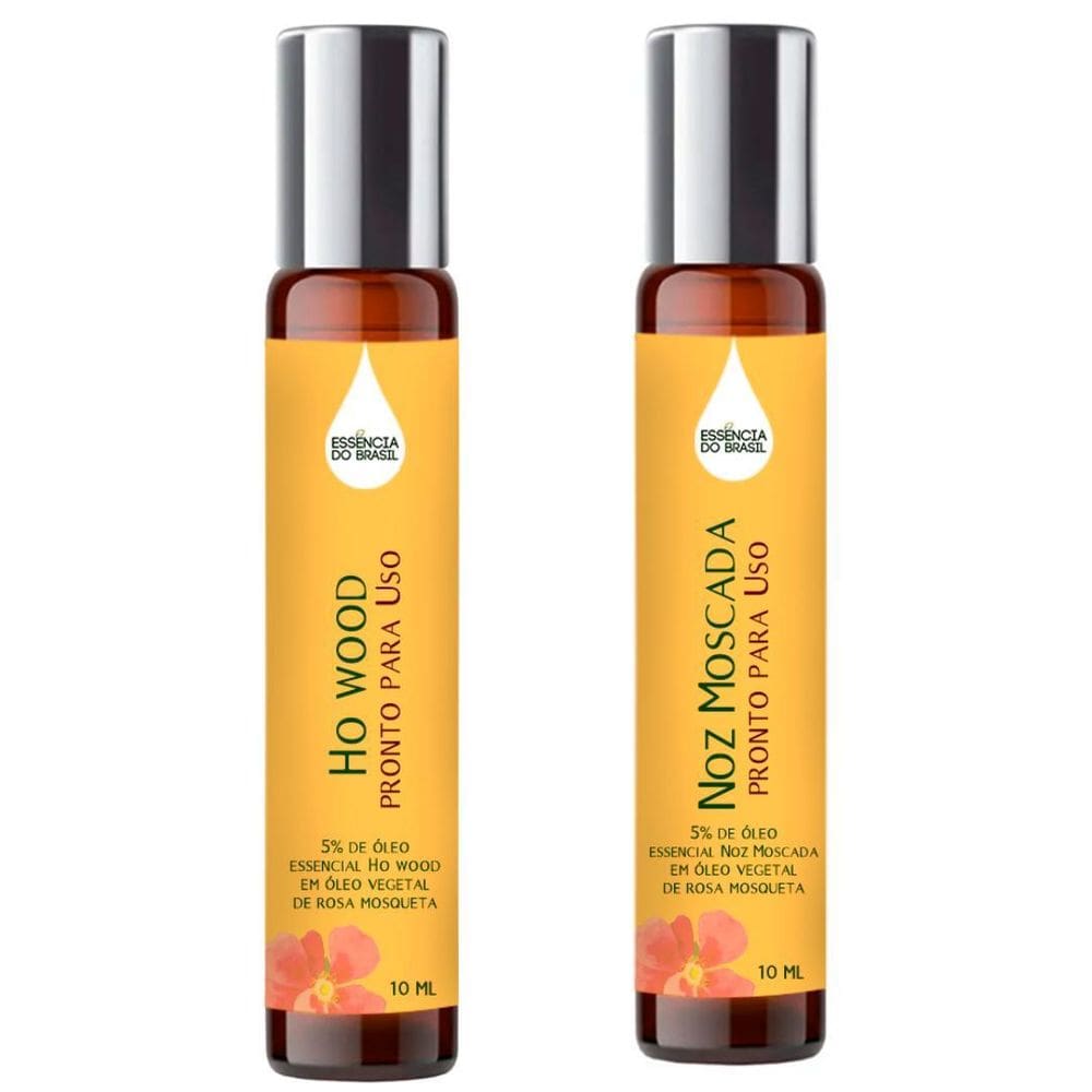 Óleos Essenciais Prontos Ho Wood E Noz-Moscada Roll On 10Ml