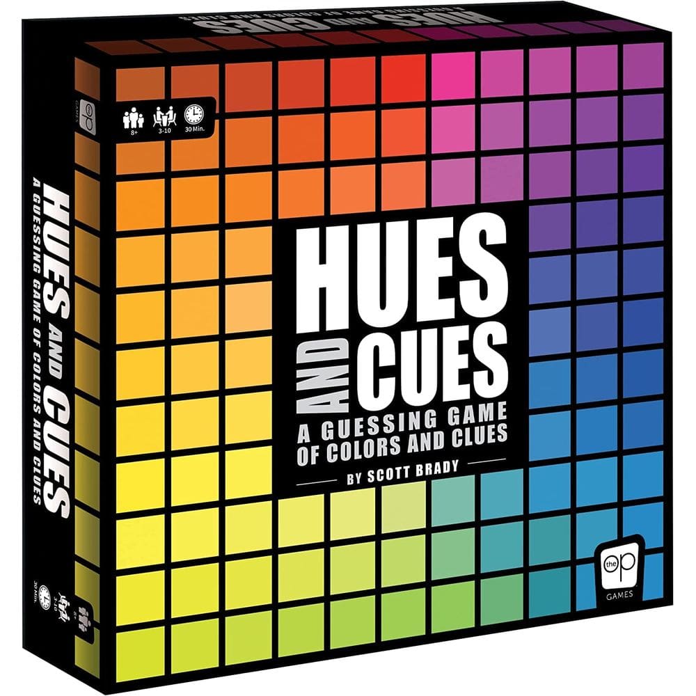 Jogo de Tabuleiro Hues and Cues Vibrant Color Guessing 3-10 Jogadores +8 Anos