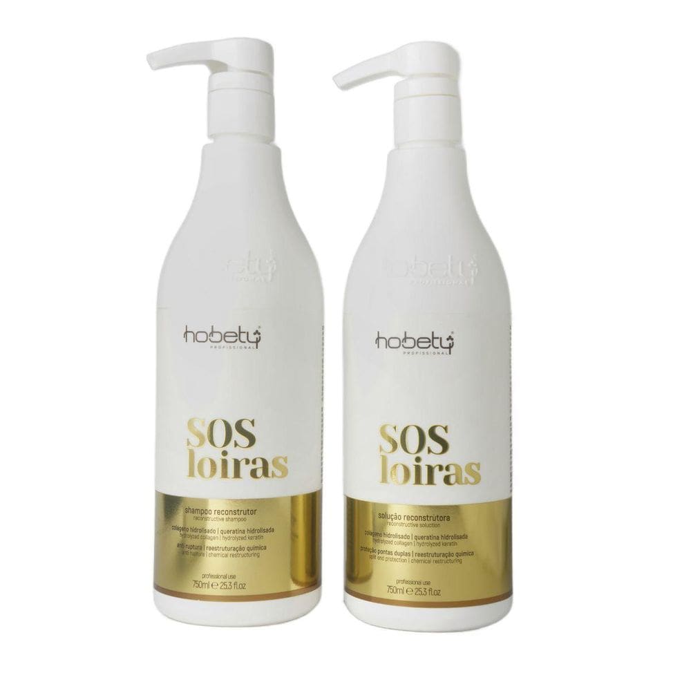 Hobety Kit S.O.S Loiras Shampoo+Máscara 2X750Ml