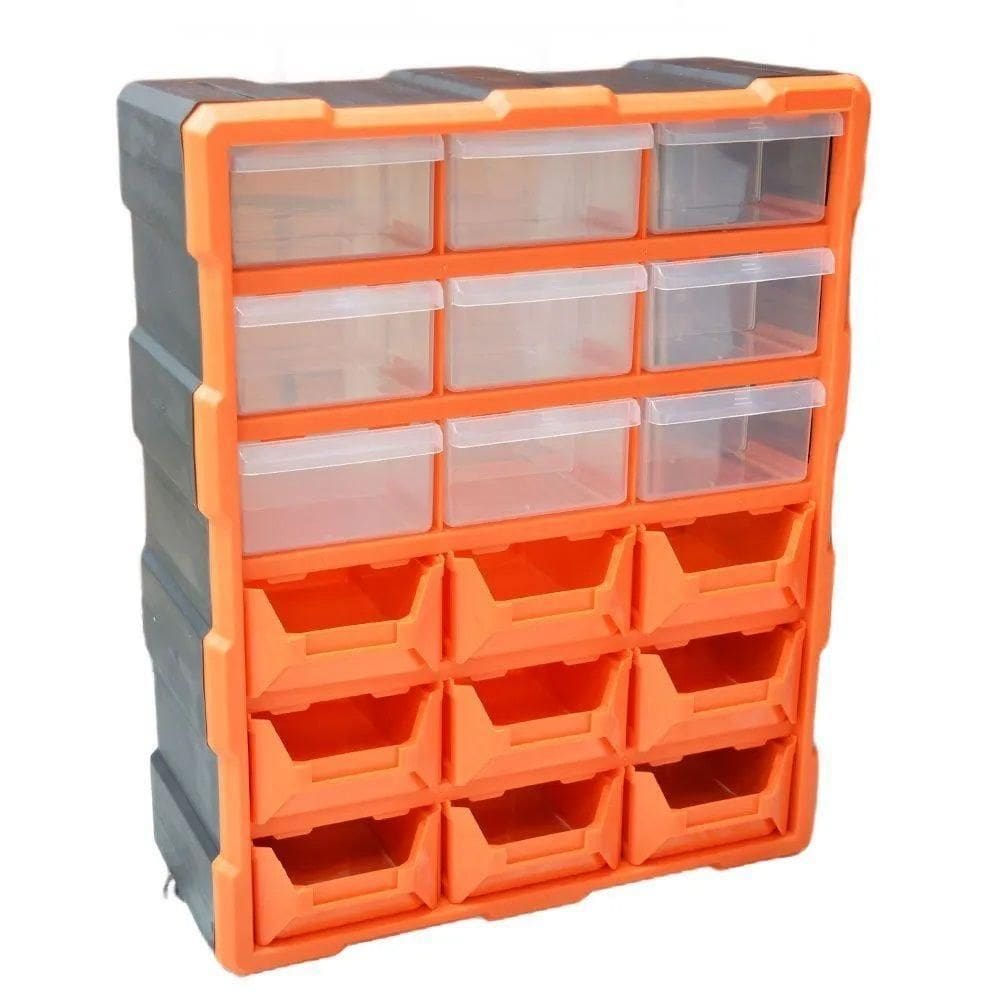 Gaveteiro Plástico 18 Gavetas Multiuso Organização Ferrament