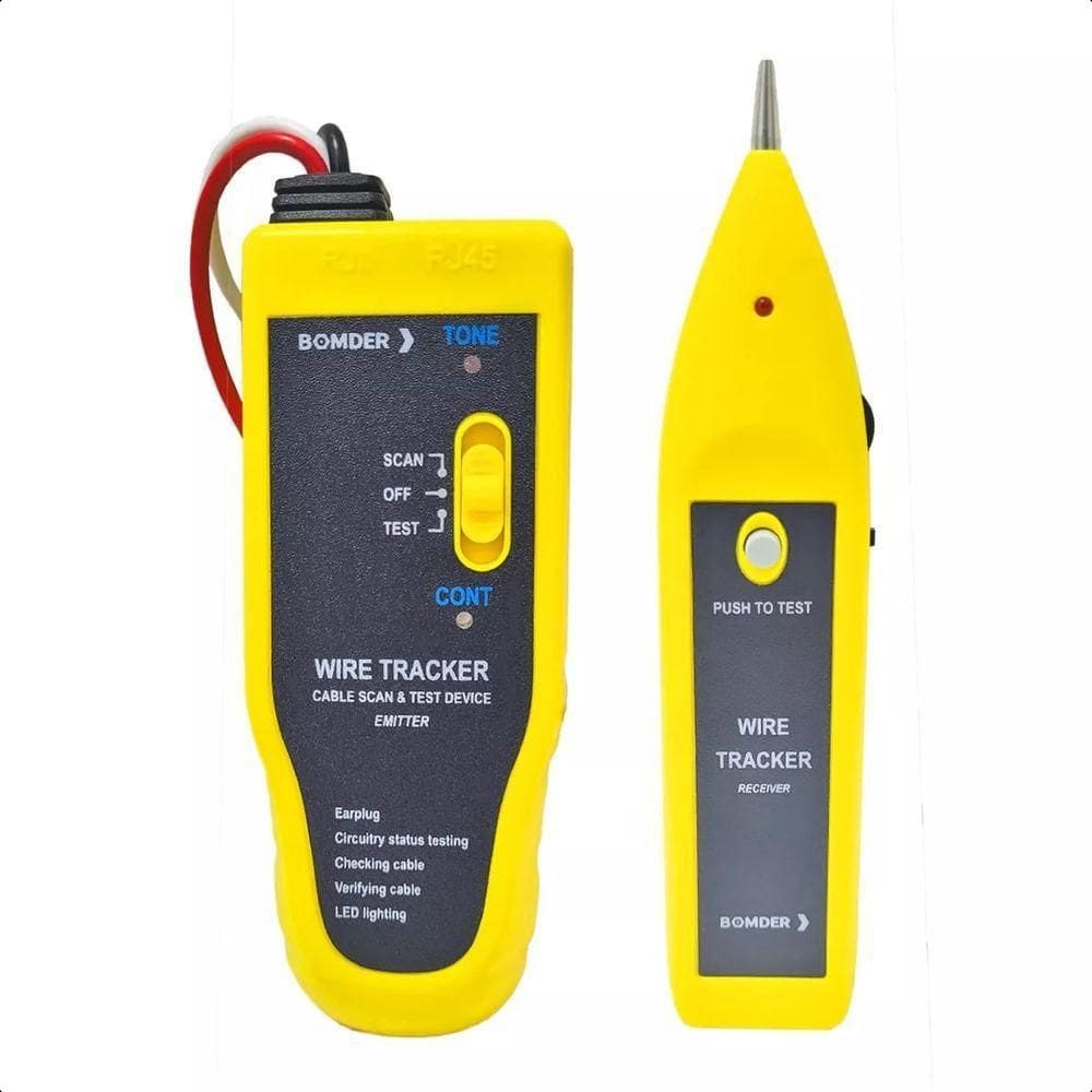 Kit Testador Cabos Localizador Mapeamento Telefonia Rede Lan
