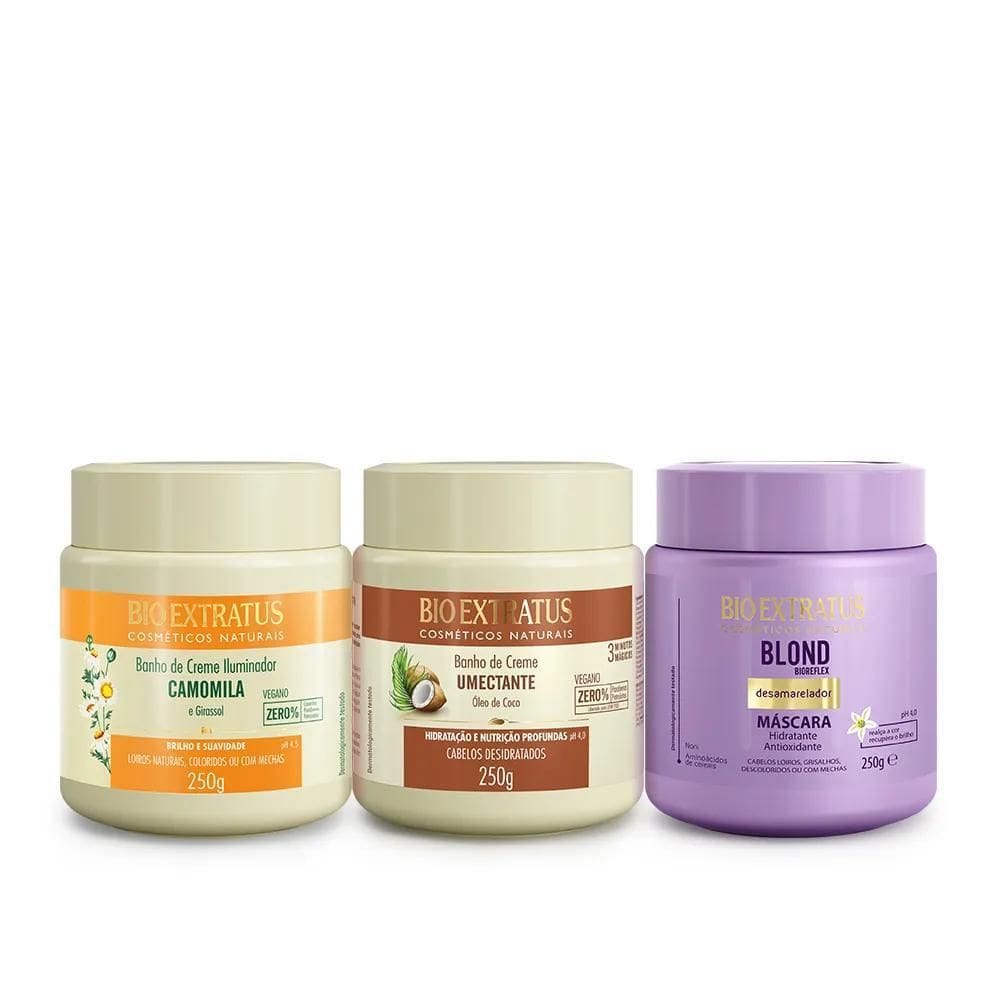 Cronograma Bio Extratus Cabelos Claros E Loiros 250G