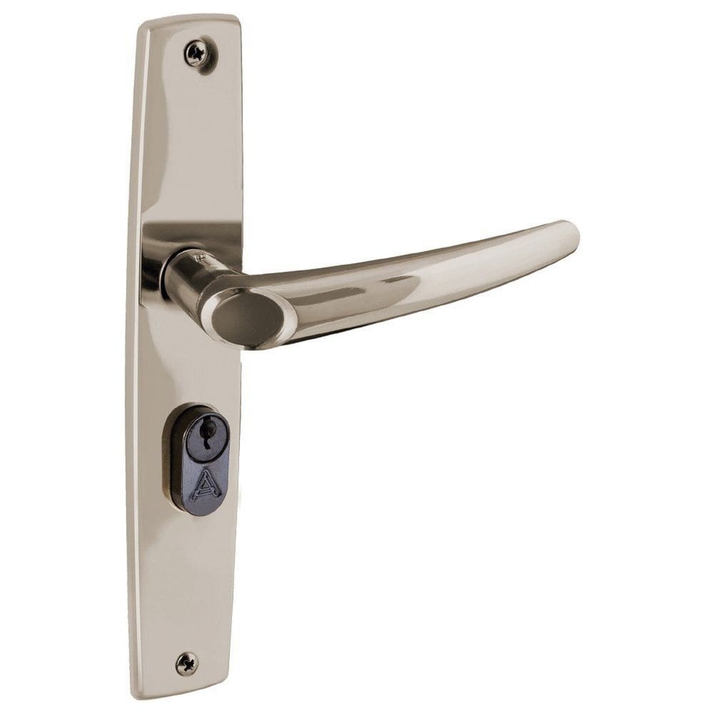 Fechadura Entrada Espelho Reto 4cm Latonado Joy Aliança