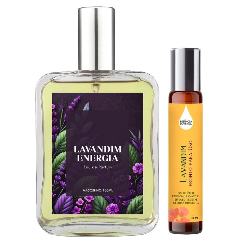 Perfume Lavandim Energia Homem 100Ml + Óleo Essencial 10Ml