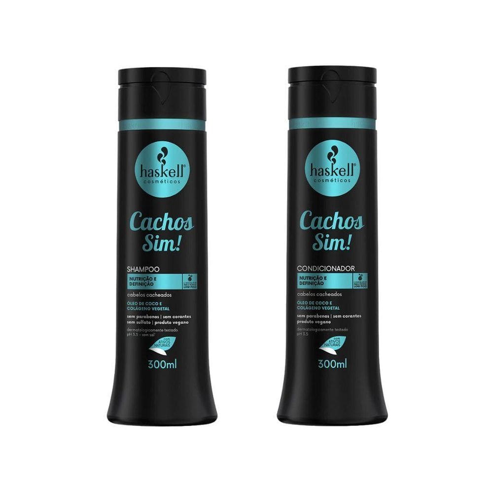 Kit Shampoo + Condicionador 300Ml Cachos Sim