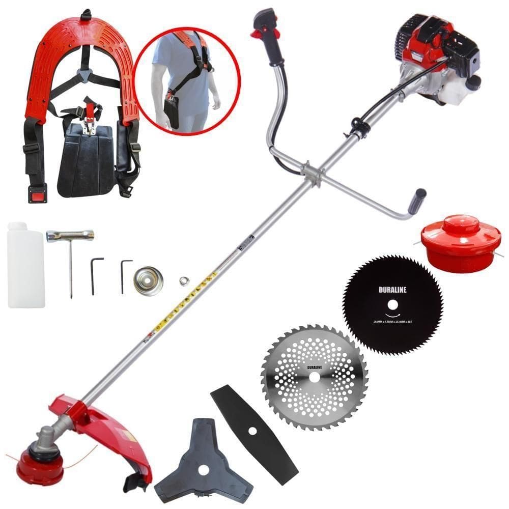 Roçadeira Rt43-l 43cc Com Carretel + Facas 2p 3p 40d E 80d