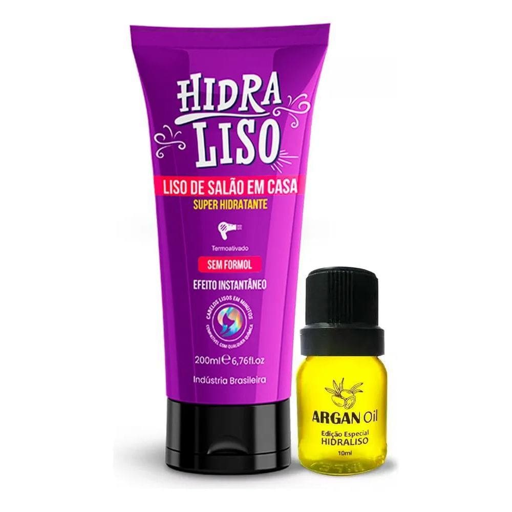 2X Hidra Liso Progressiva De Chuveiro Sem Formol Com Óleo De