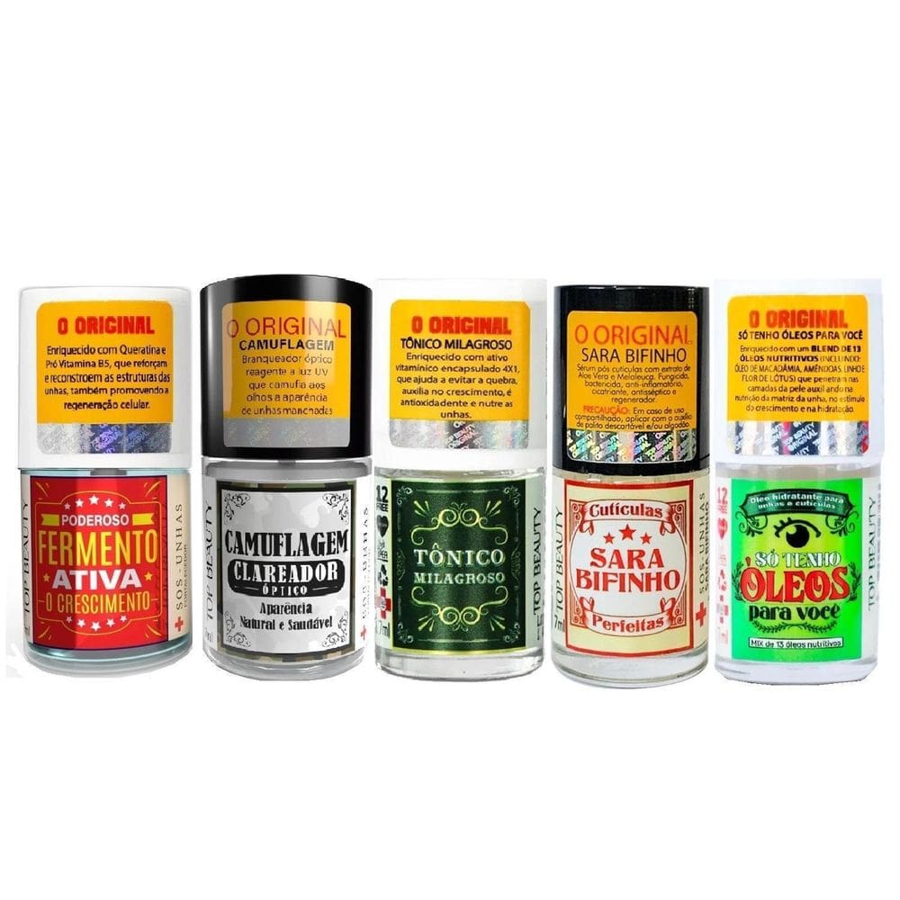 Kit Unhas De Aço Para Fortalecimento E Crescimento