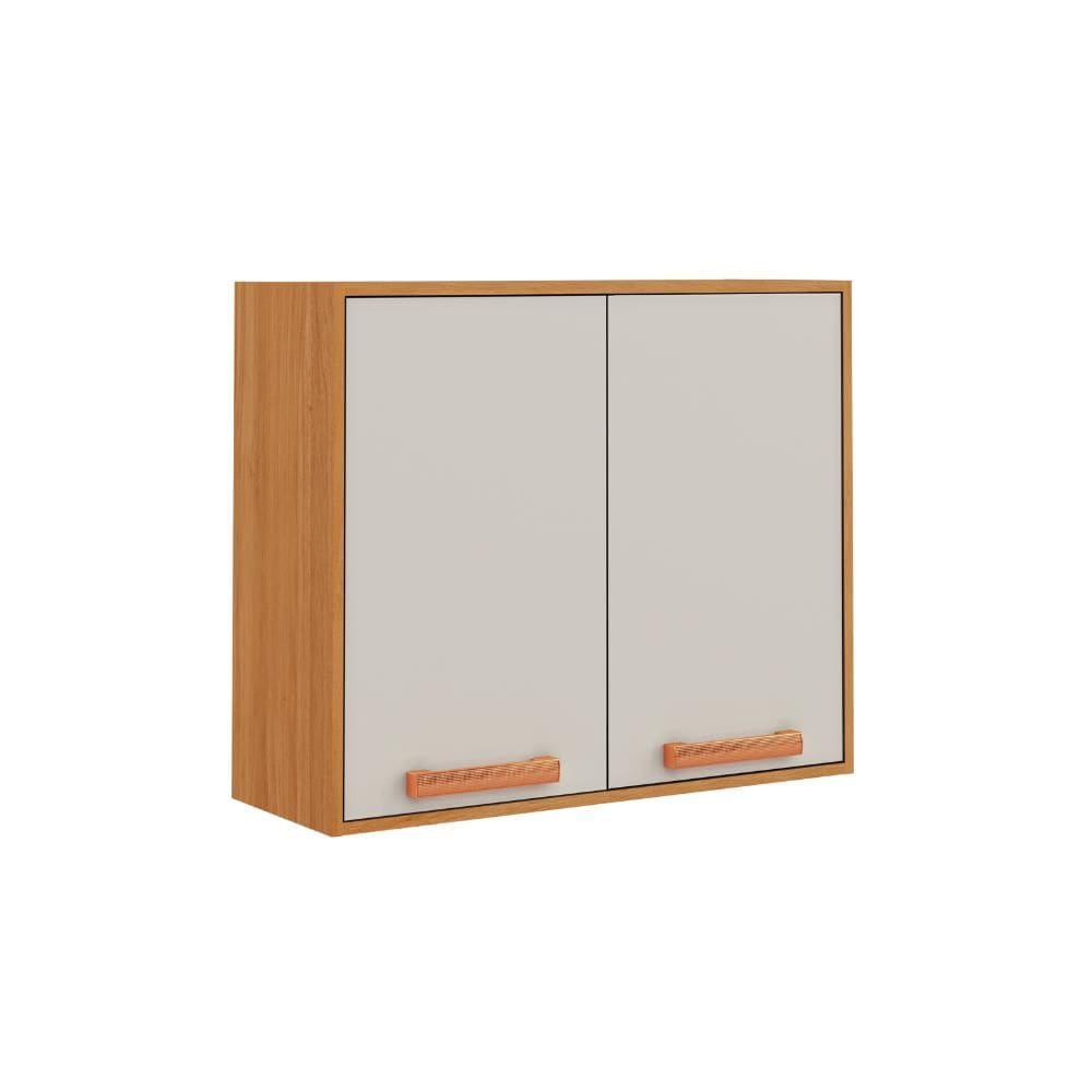 Armário Aéreo 80cm Itatiaia em MDP Nápoles Off White