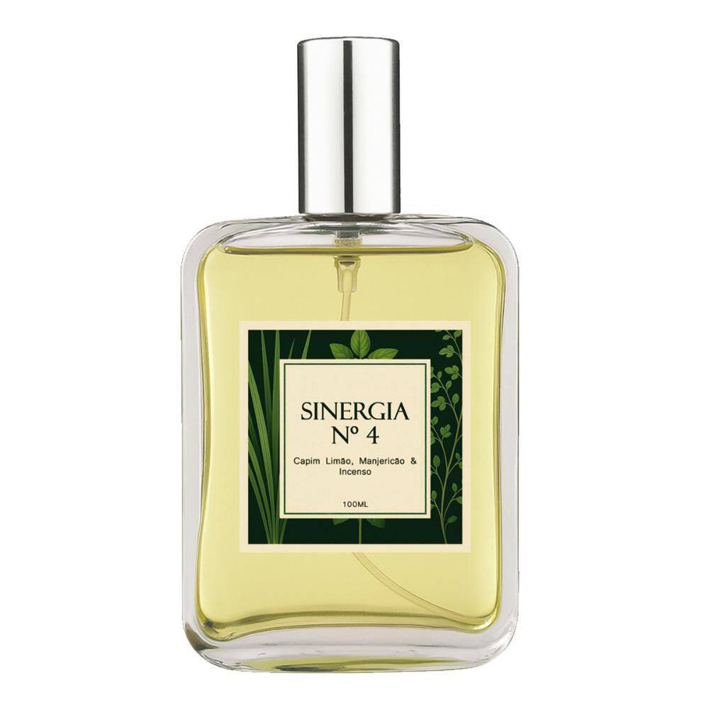 Perfume Sinergia 4 - Capim-Limão, Manjericão, Olíbano 100Ml