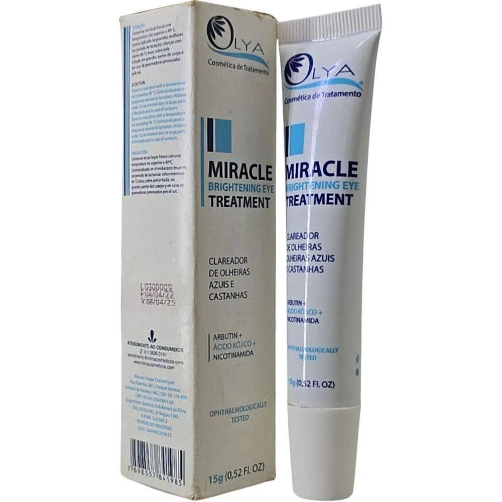 Tratamento Miracle Clareador De Olheiras 15G Olya