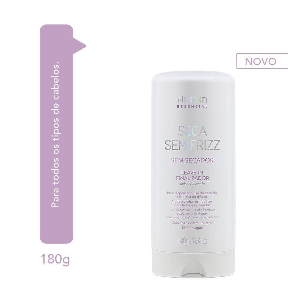 Leave-In Finalizador Seca Sem Frizz Amend Essencial 180G