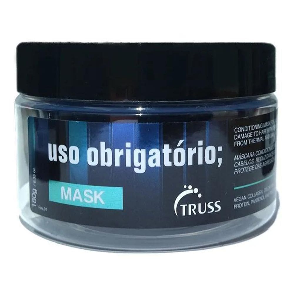 2X Truss Uso Obrigatório Máscara Tradicional 180G