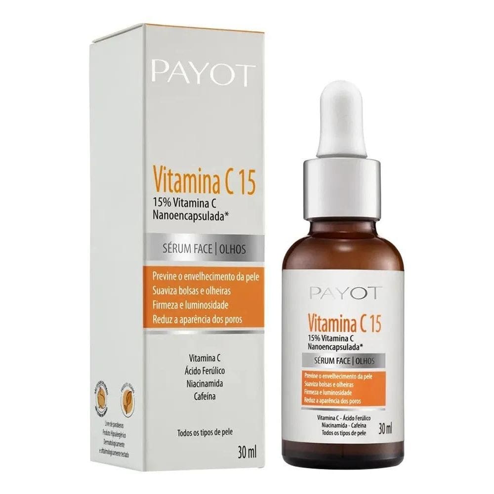 2X Sérum Facial Vitamina C15 Payot Momento De Aplicação Dia/