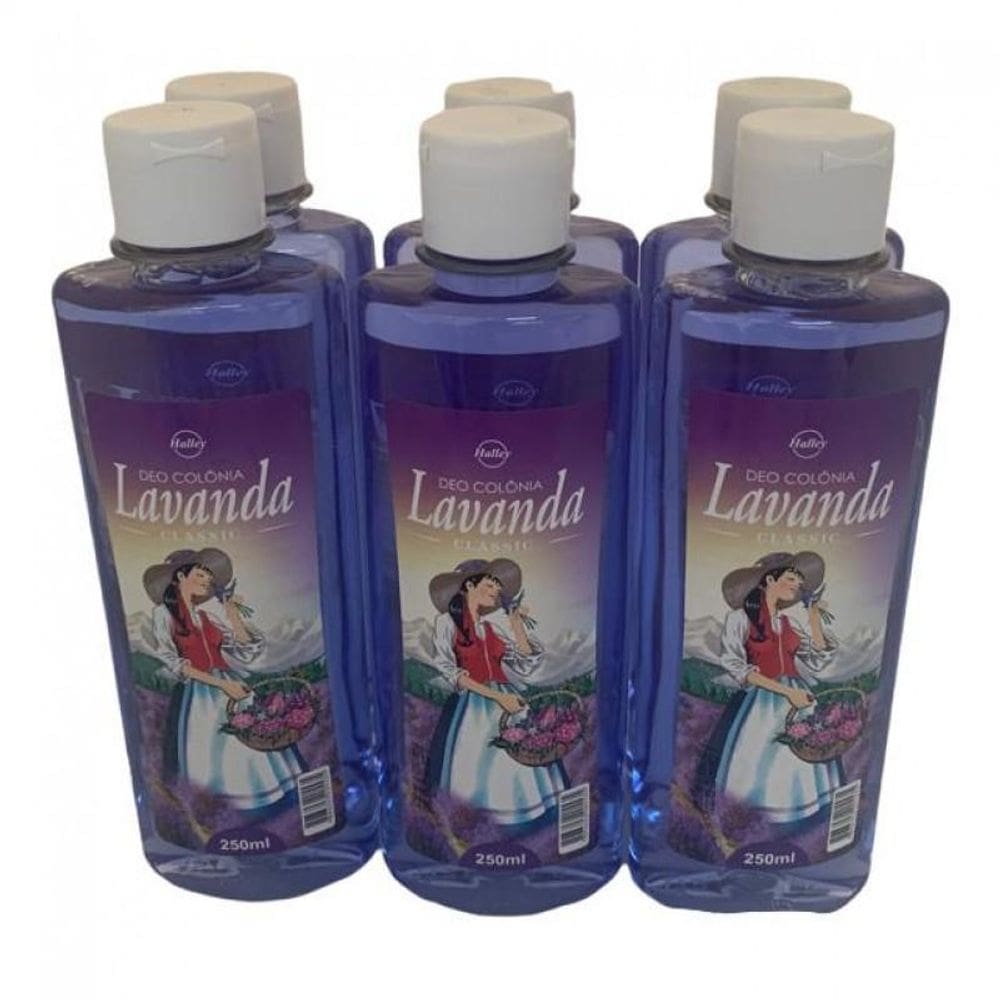 Kit 6 Deo-Colonia Alfazema Lavanda 250 Ml - Escolha O Aroma