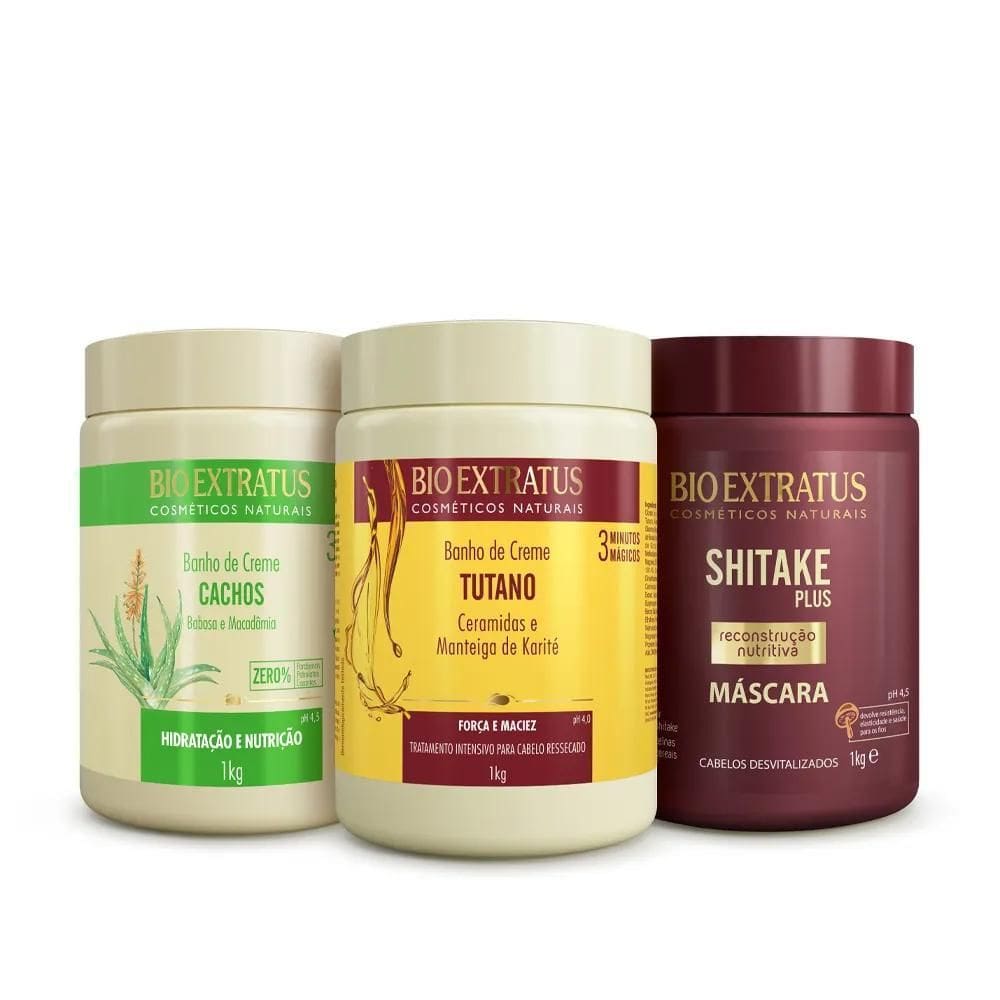 Cronograma Bio Extratus Cabelos Cacheados 1Kg