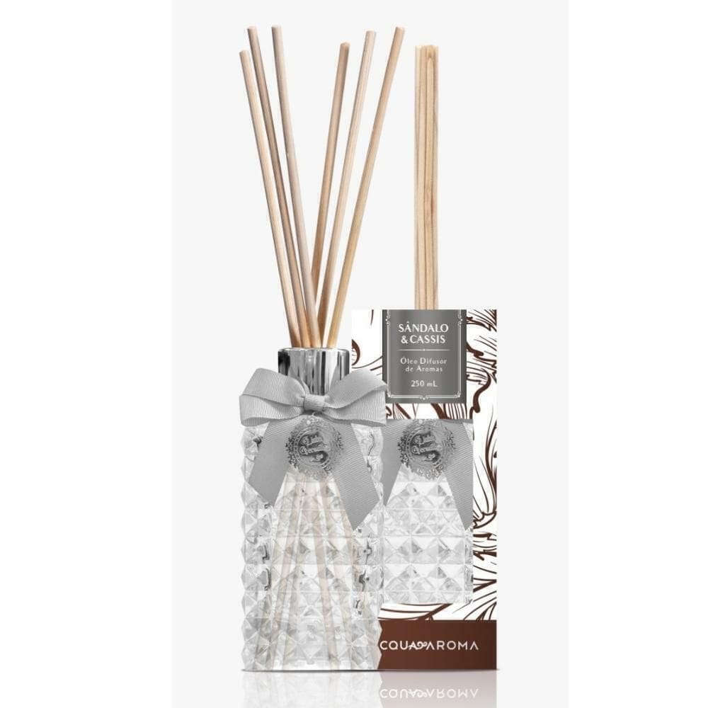Óleo Difusor De Aromas Acqua Aroma Sândalo E Cassis 250 Ml