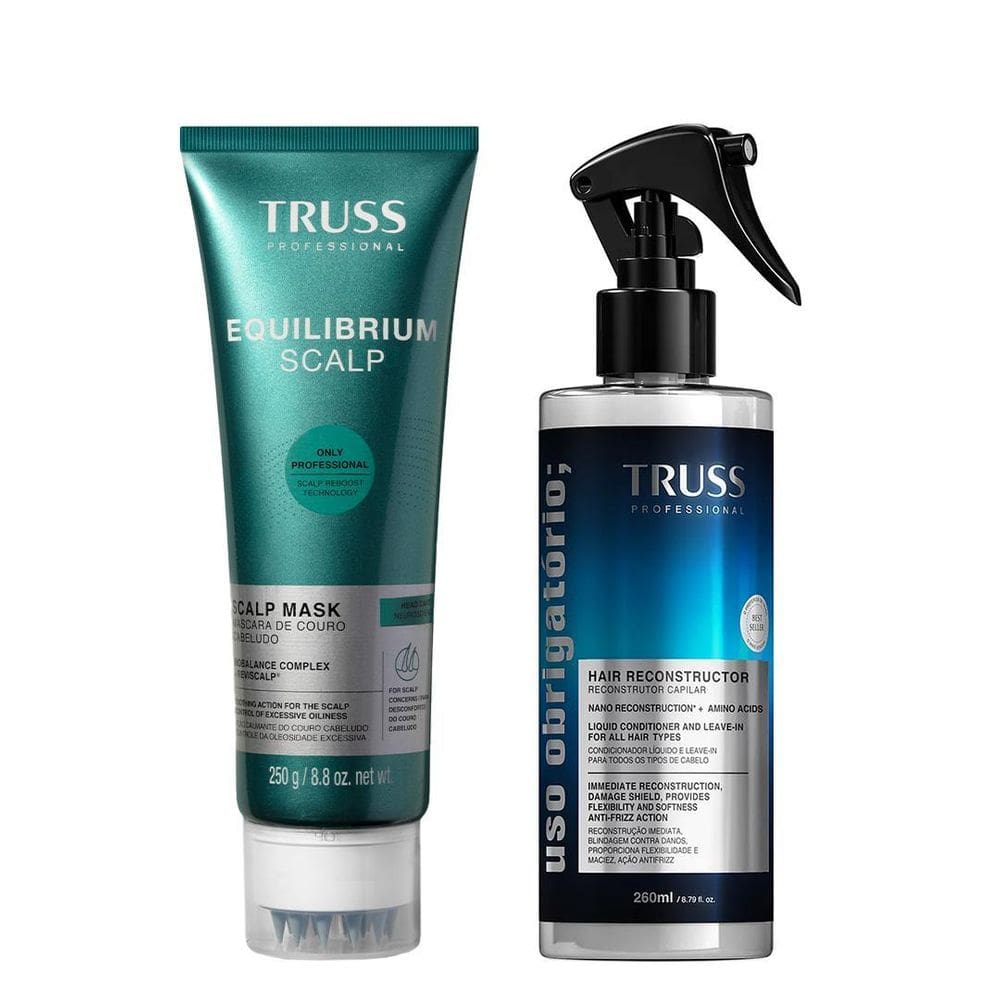 Truss Equilibrium Scalp Máscara 250g + Uso Obrigatório 260ml