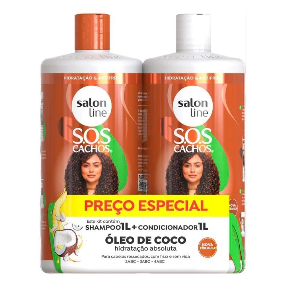 2X Shampoo E Condicionador Salon Line Sos Coco Trat Profundo