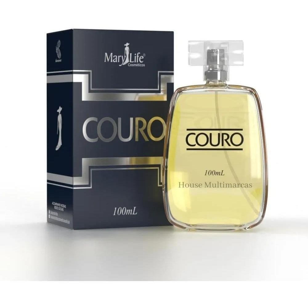 Perfume Colônia Couro Para Homens Fortes Com Atitude 100Ml