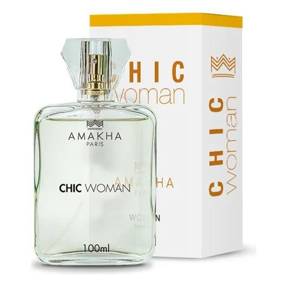 Perfume Feminino Chic Woman Amakha Paris 100Ml Bolso Bolsa