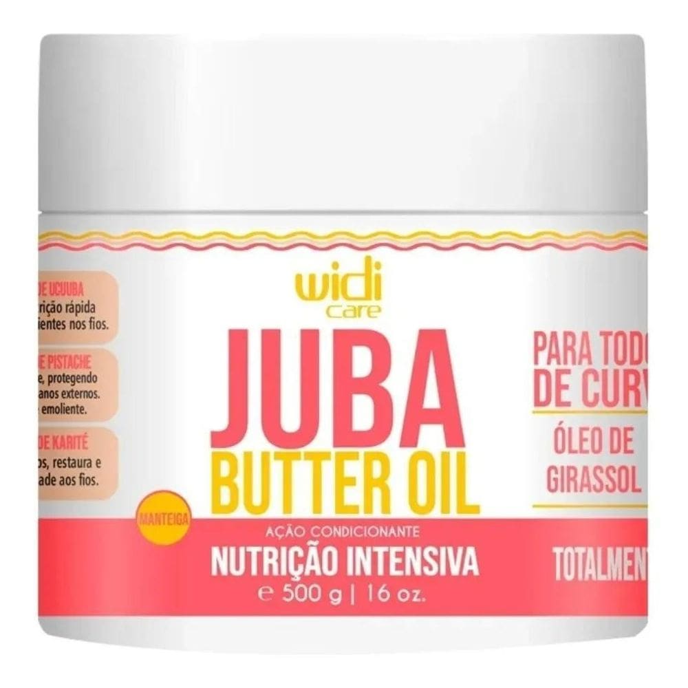 10X Mascara Widi Care Juba Butter Oil Manteiga 500G Nutriçã