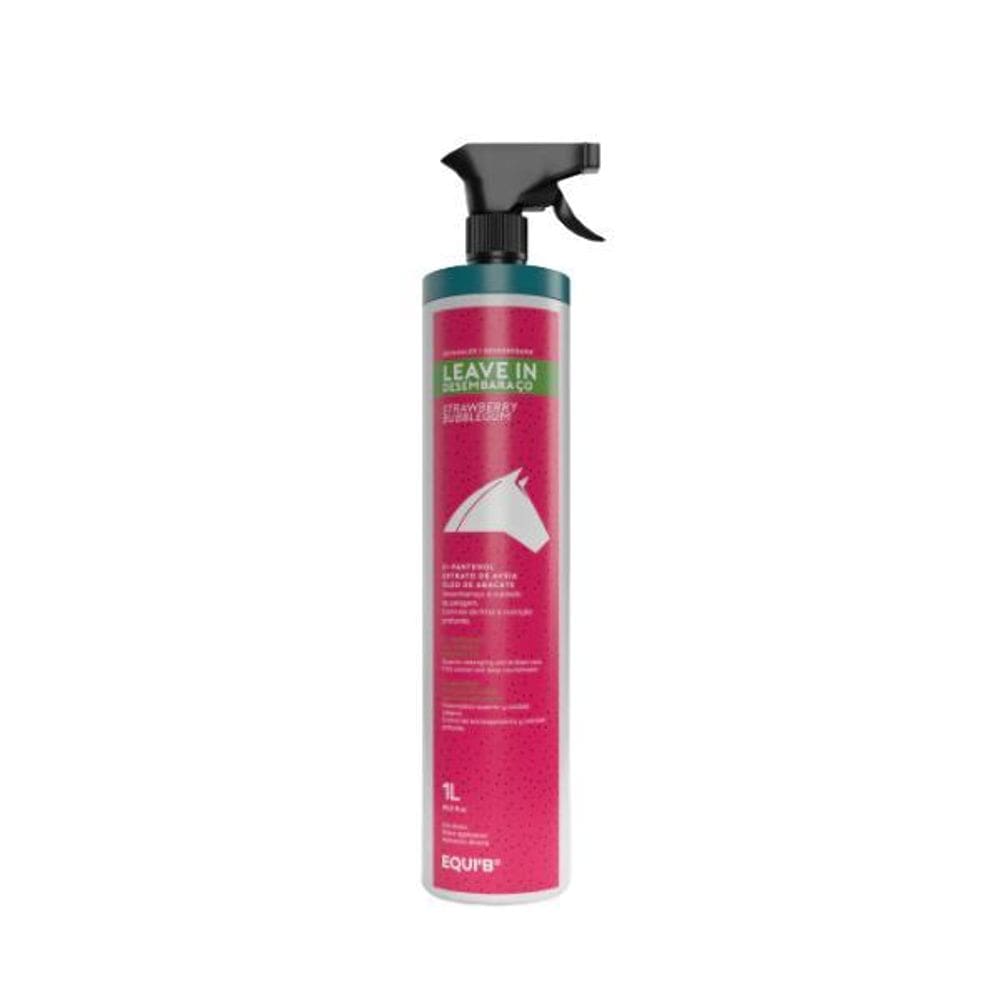 Spray Leave In Para Cavalos Strawberry Bubblegum -1 Litro