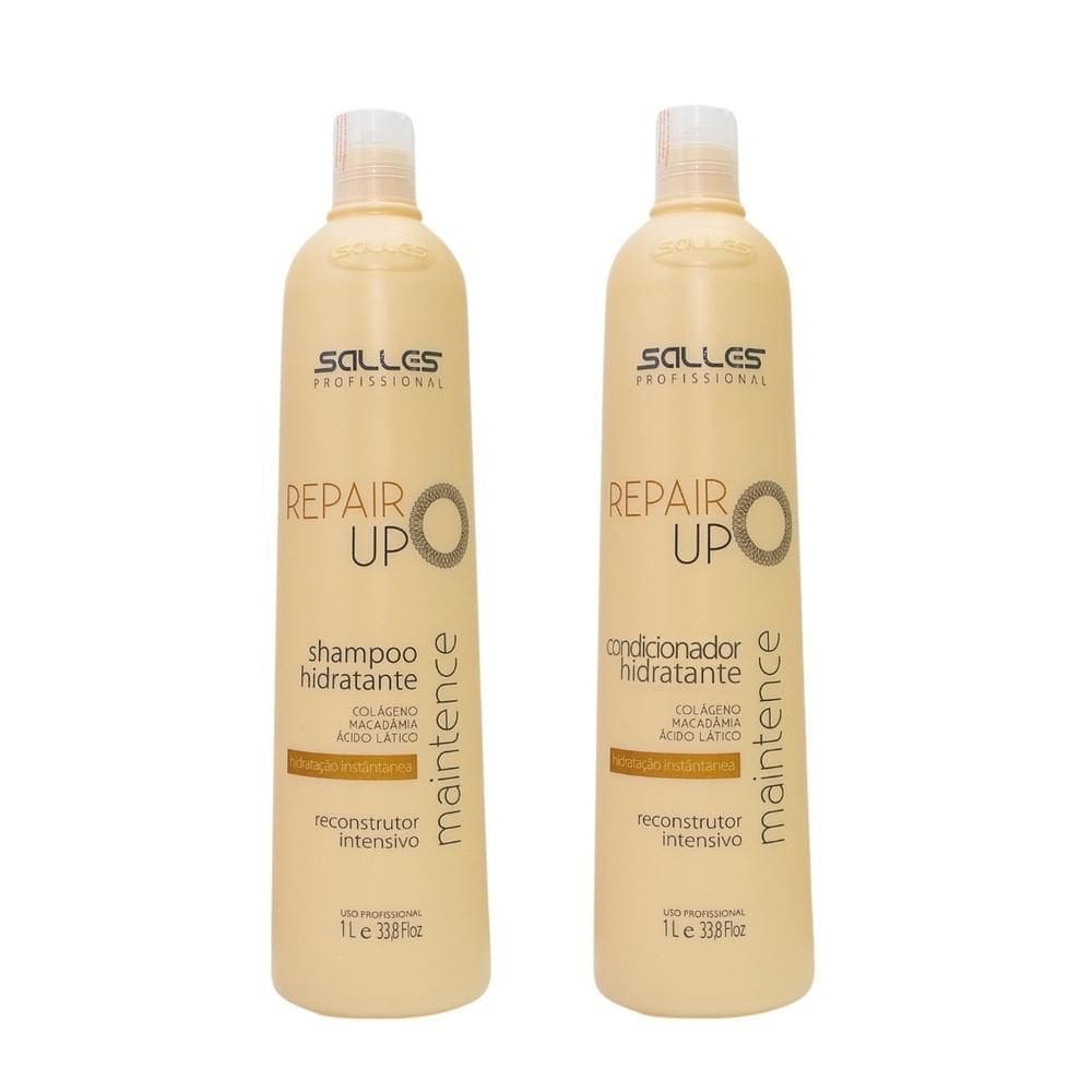 Kit Shampoo E Condicionador Repair Up 1L Salles