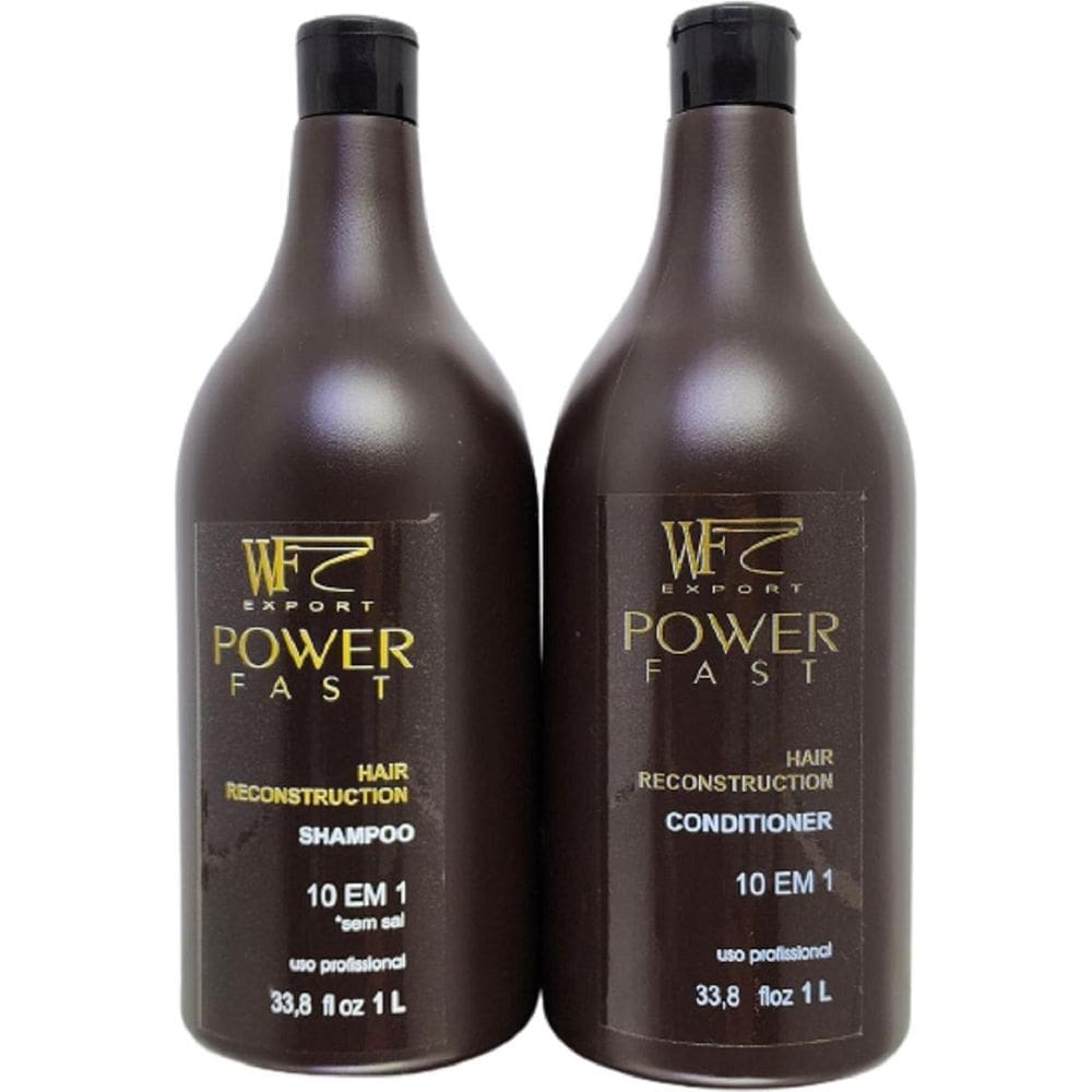 Kit Tratamento Reconstrutor Power Fast Sh 1 L Con 1 L Wf