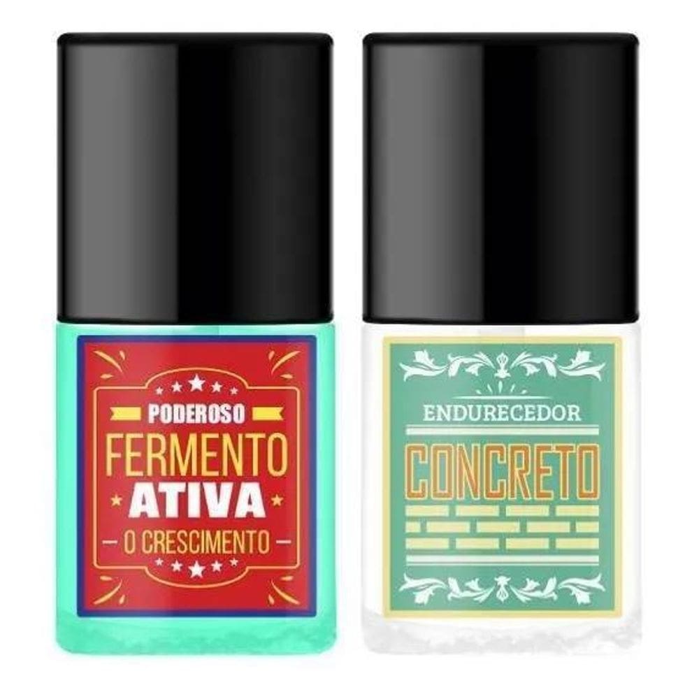 2X Tratamento Fortalecedor De Unhas Concreto Top Beauty
