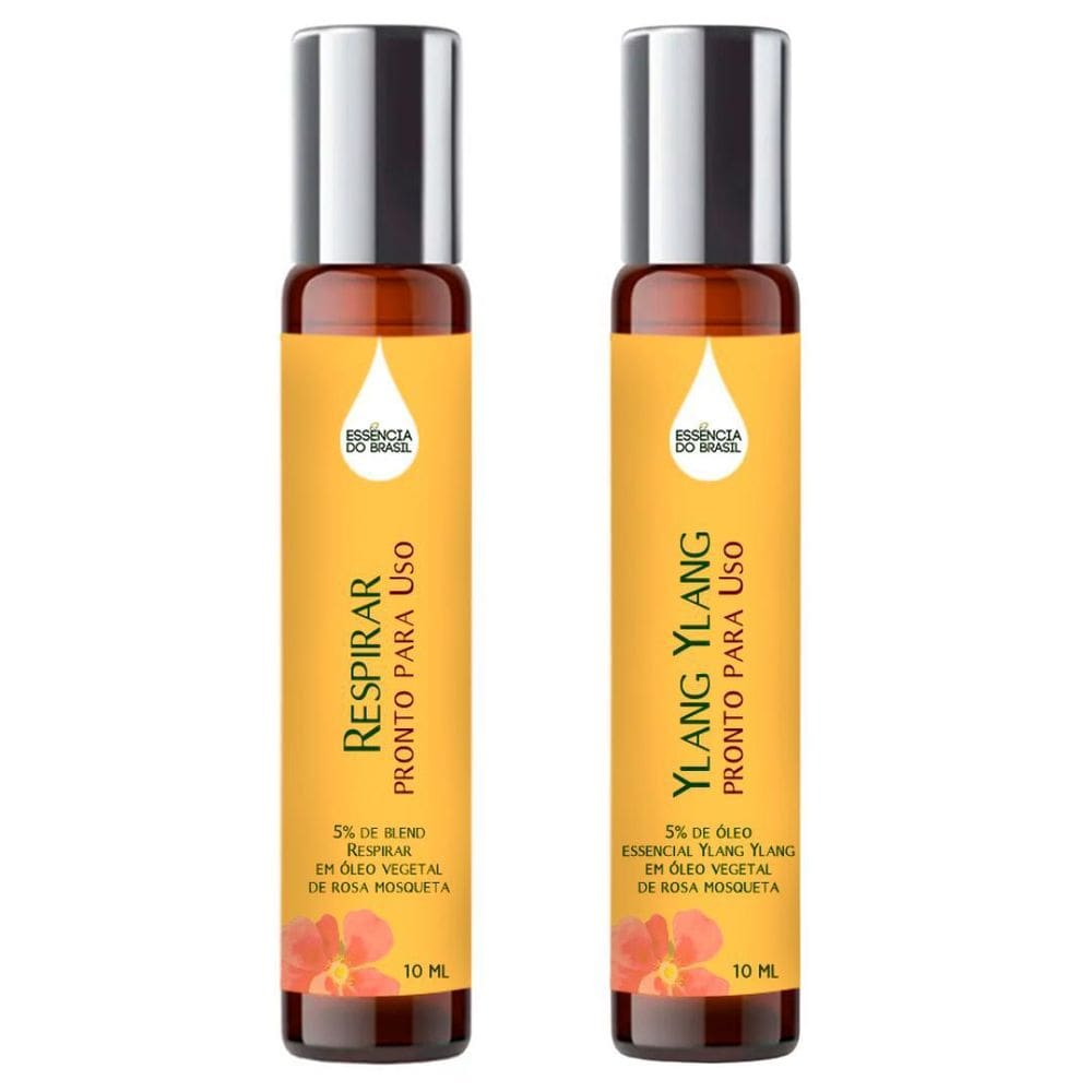 Óleos Essenciais Prontos Respirar E Ylang Ylang Roll On 10Ml