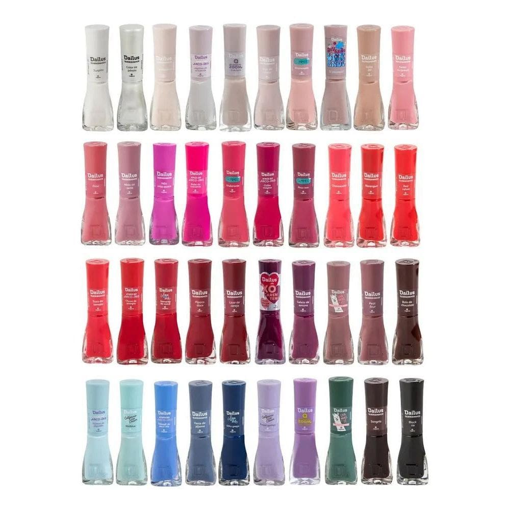 2X Kit 40 Esmaltes Dailus Cores