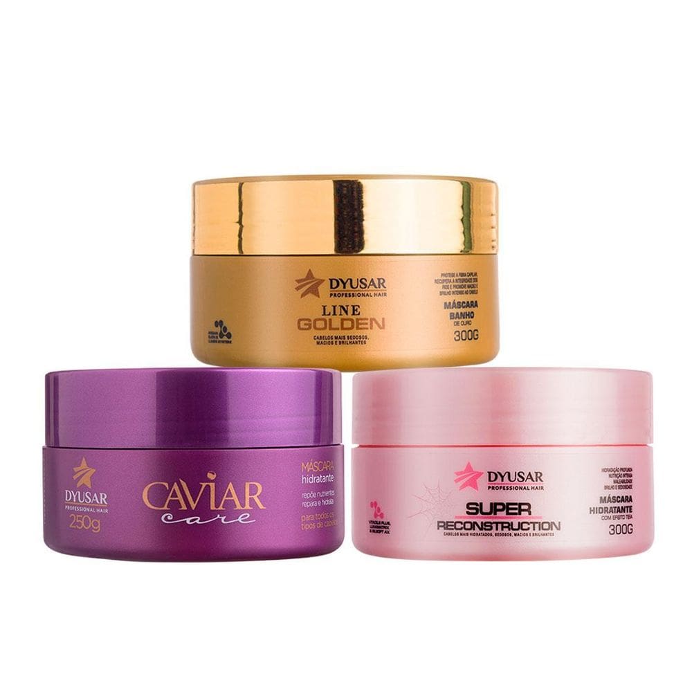 Cronograma Capilar Hidratação + Reconstrução + Nutrição 300G