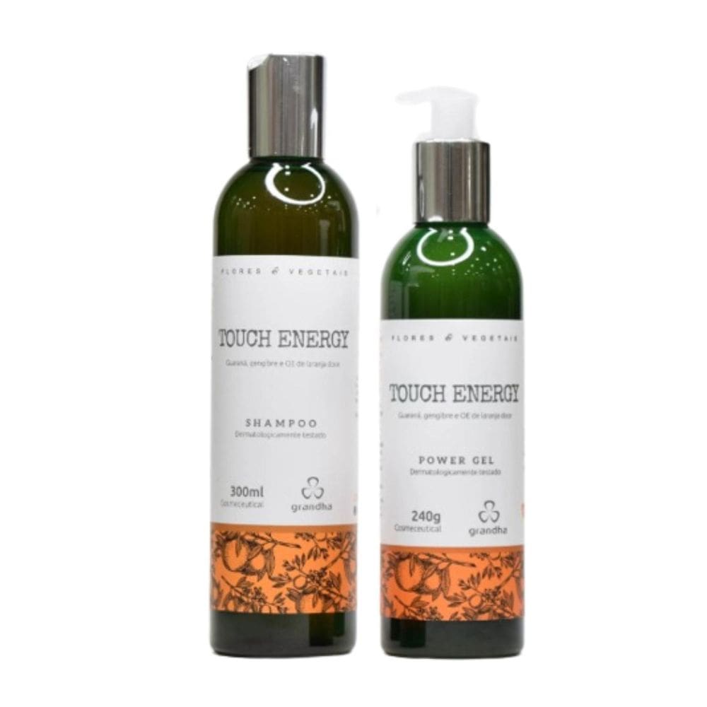 Shampoo E Condicionador Touch Energy Flores E Vegetais