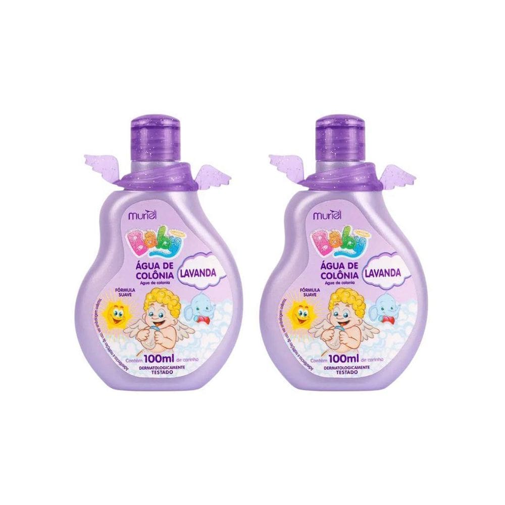 Colonia Muriel Baby Lavanda 100Ml - Kit C/2Un