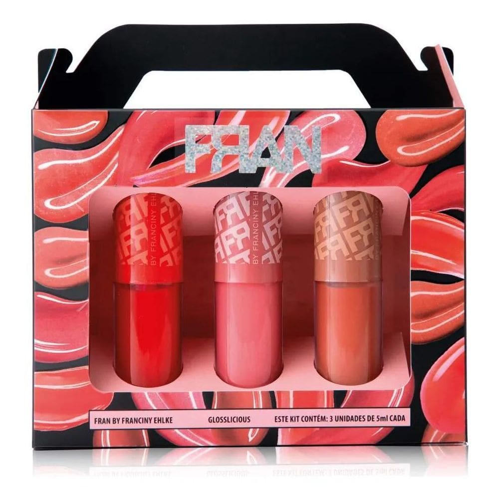 2X Glosslicious Kit Fran - Fran By Franciny Elkhe