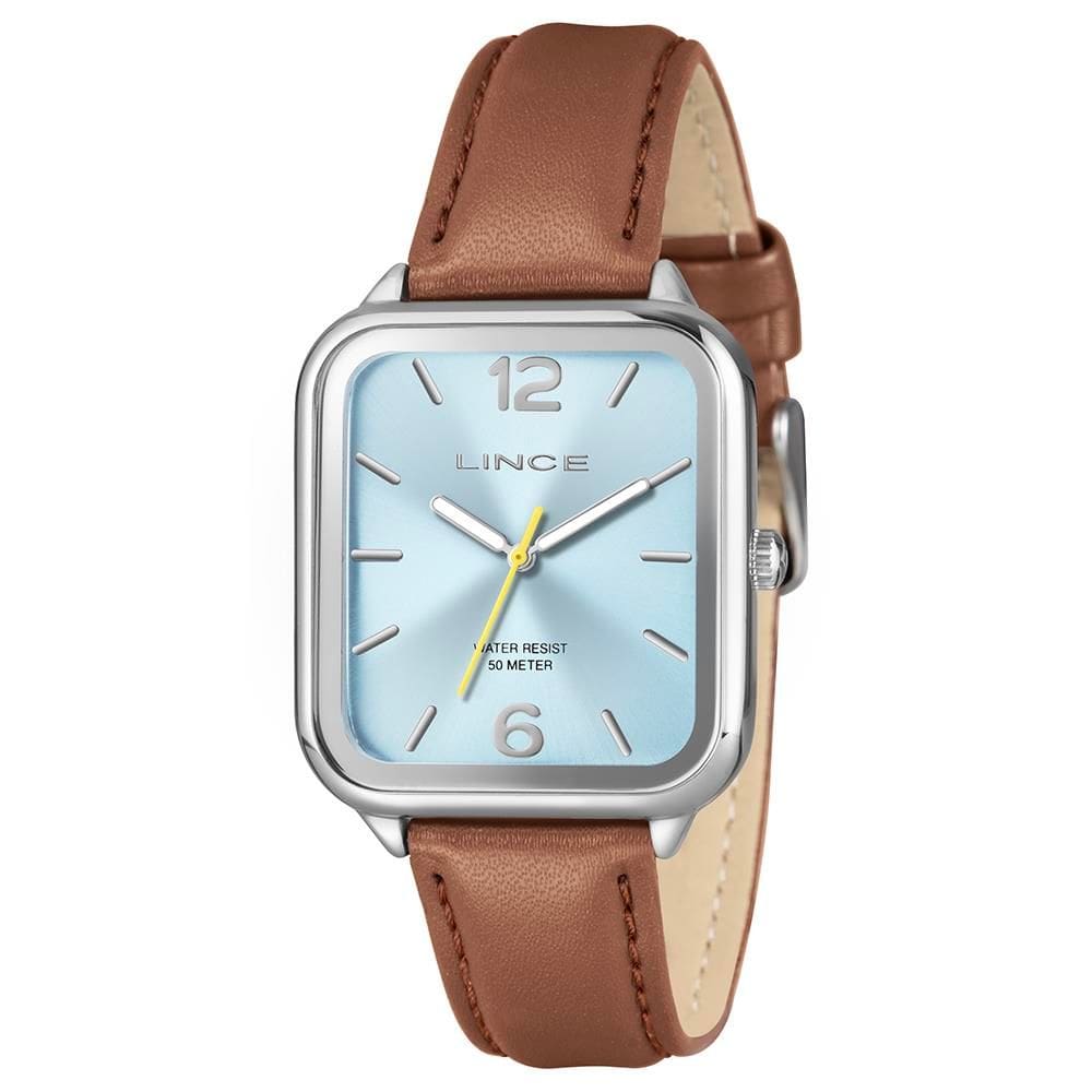Relógio Lince Masculino Ref: Mqch282l34 A2mx Retangular Prateado