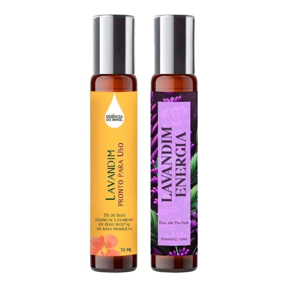 Perfume Spray Lavandim Energia Mulher 10Ml + Óleo Essencial