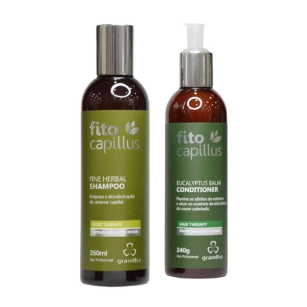 Shampoo Fine Herbal + Condicionador Balm Fito Capillus