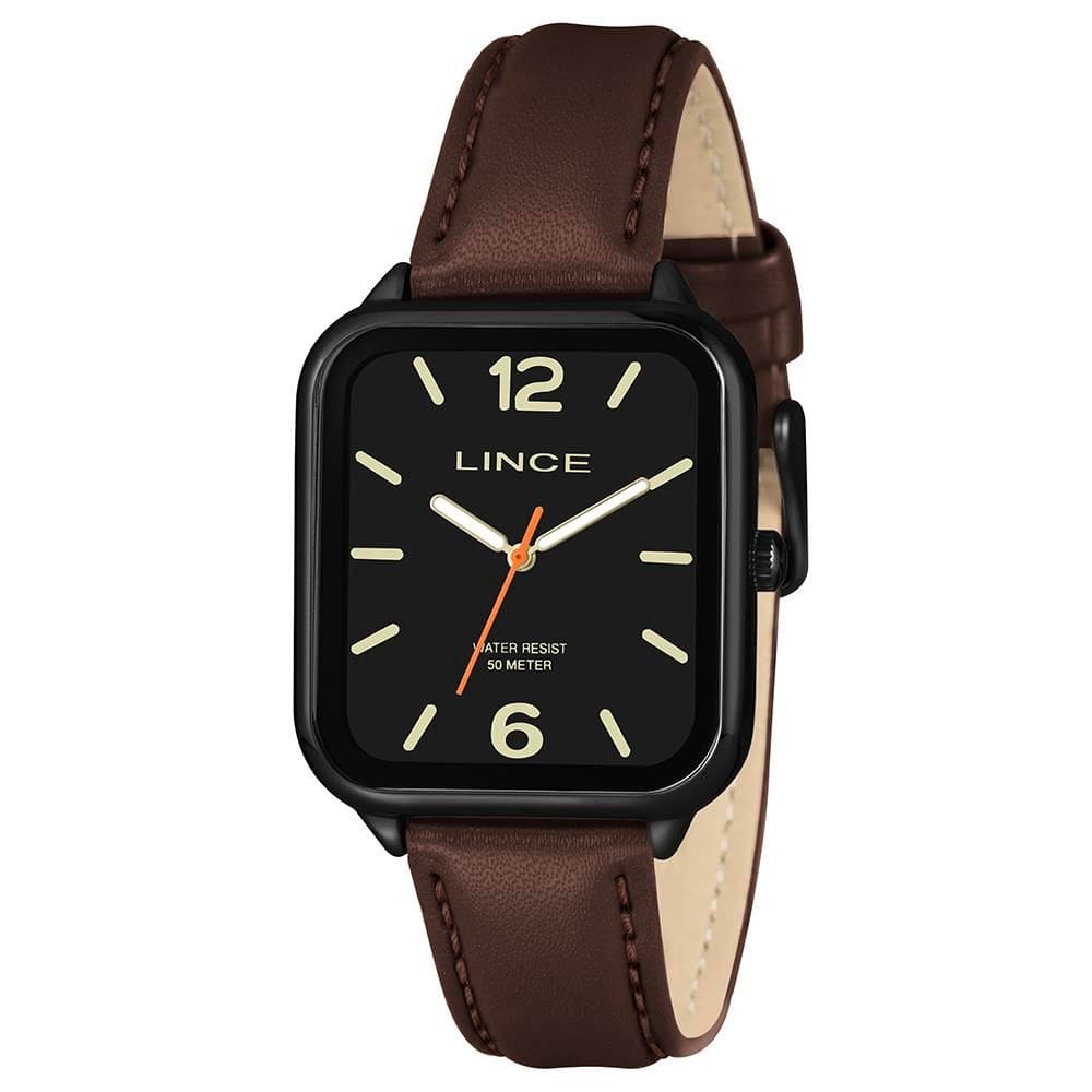 Relógio Lince Masculino Ref: Mqch284l34 P2nx Retangular Black