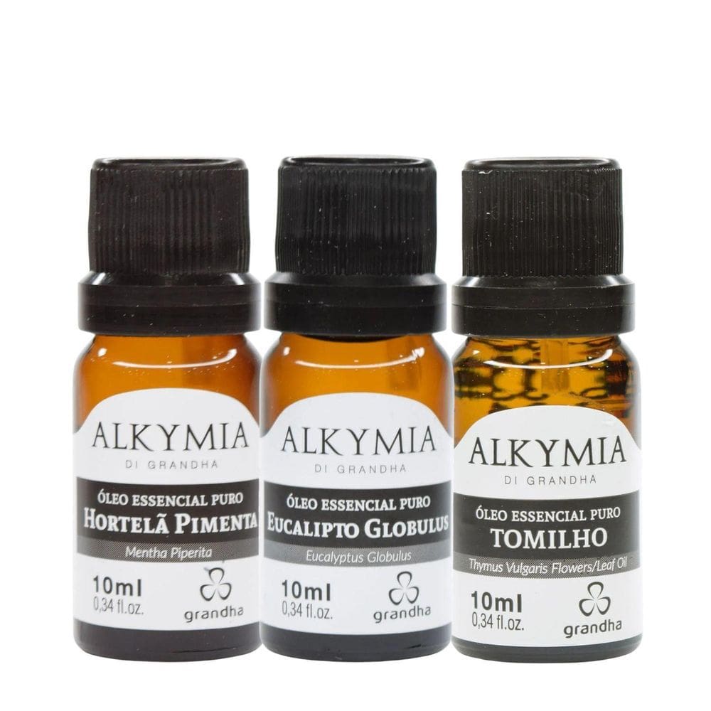 Kit Respira Bem - Óleos Essenciais Alkymia Di Grandha