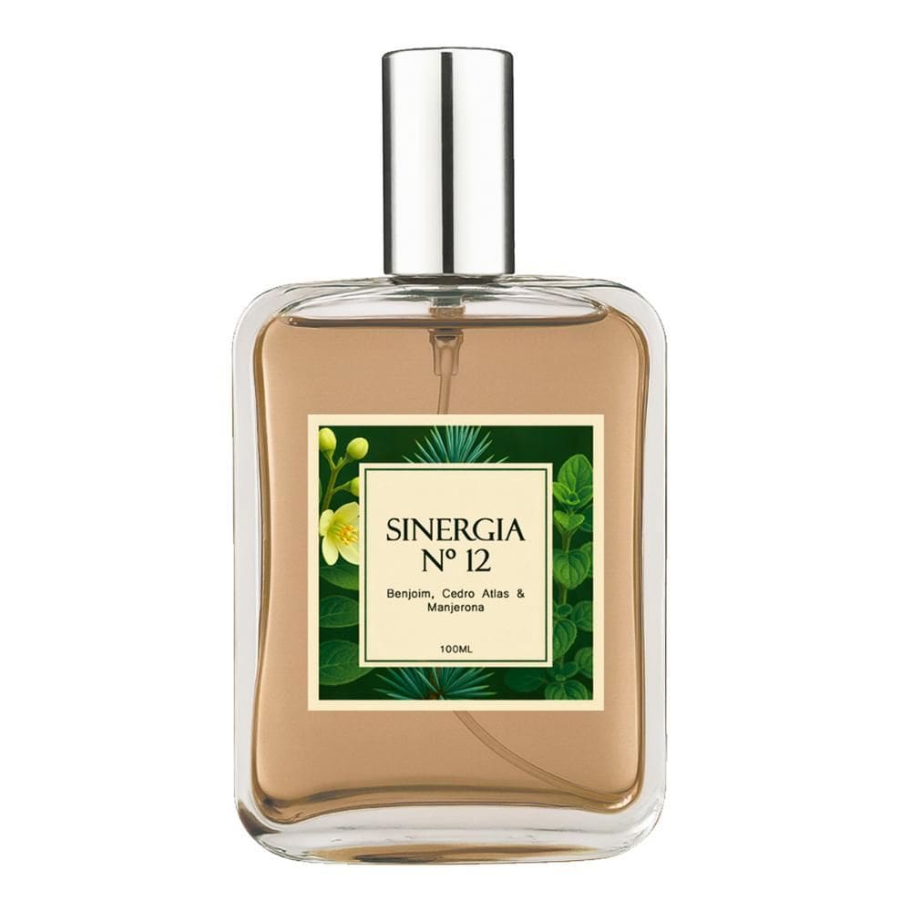 Perfume Sinergia 12 - Benjoim, Cedro Atlas, Manjerona 100Ml